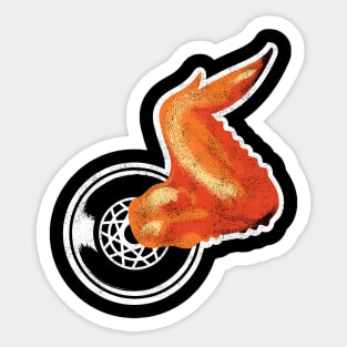 Hot Wings (multicolor variant) Sticker